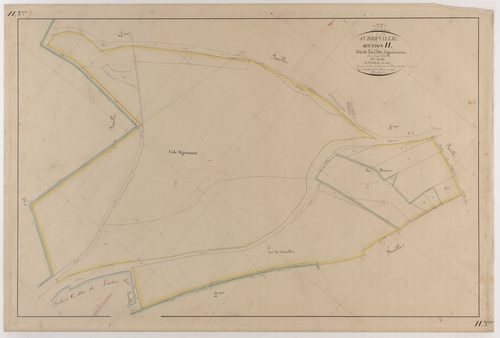 AUBREVILLE - Section H - la côte Signémont - feuille 03