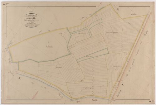 AUBREVILLE - Section H - la côte Signémont - feuille 02