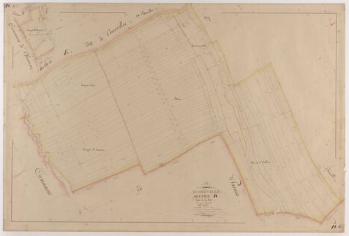 AUBREVILLE - Section D - de la Fête - feuille 06