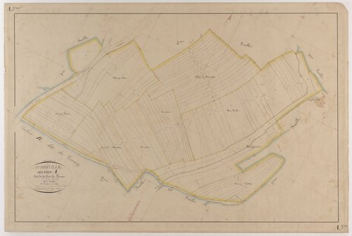 AUBREVILLE - Section A - la Forêt de Hesse - feuille 05