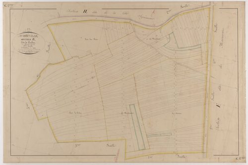 AUBREVILLE - Section G - de Locher - feuille 02
