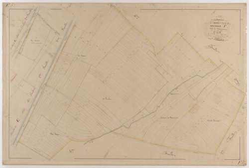 AUBREVILLE - Section F - de Maconrut - feuille 05