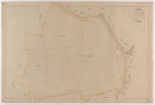 AUBREVILLE - Section F - de Maconrut - feuille 01