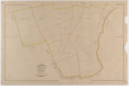 AUBREVILLE - Section G - de Locher - feuille 03