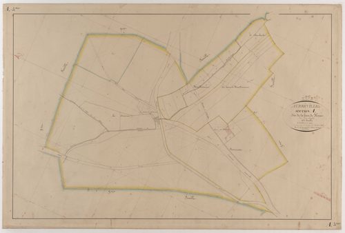 AUBREVILLE - Section A - la Forêt de Hesse - feuille 04