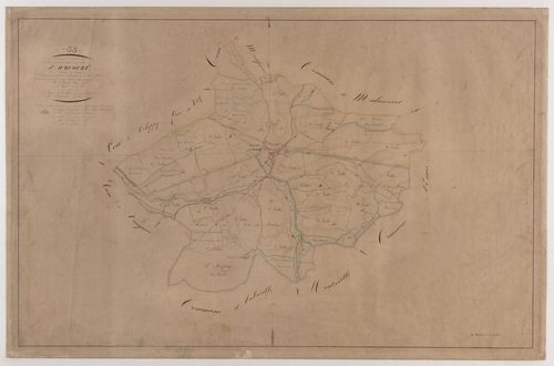 AVOCOURT - Tableau d'assemblage - feuille 01