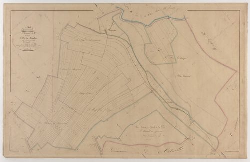 AVOCOURT - Section C - la Côte du Moulin - feuille 03