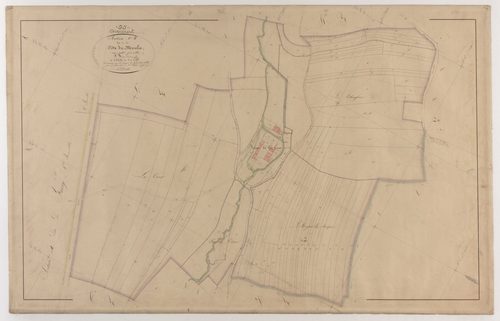 AVOCOURT - Section C - la Côte du Moulin - feuille 05
