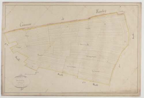 BANNONCOURT - Section A du Chemin du Bois feuille 03