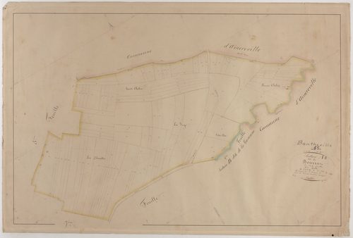 BANTHEVILLE - Section A - de Bourrut - feuille 08