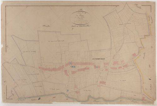 BANTHEVILLE - Section C - du Village - feuille 01