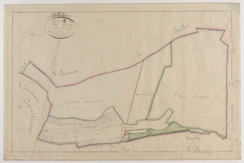 BEAUCLAIR - Section B - des Bois - feuille 02