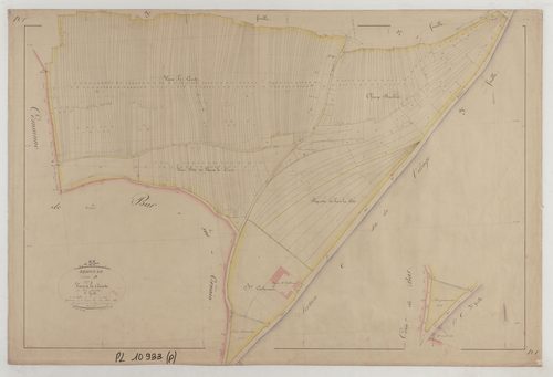 BEHONNE - Section D Vaux le Comte feuille 01