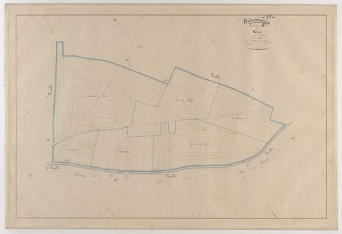 BETHELAINVILLE - Section B - de Woée - feuille 05