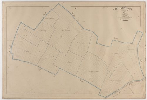 BETHELAINVILLE - Section B - de Woée - feuille 06