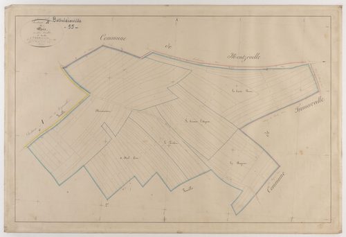 BETHELAINVILLE - Section B - de Woée - feuille 01