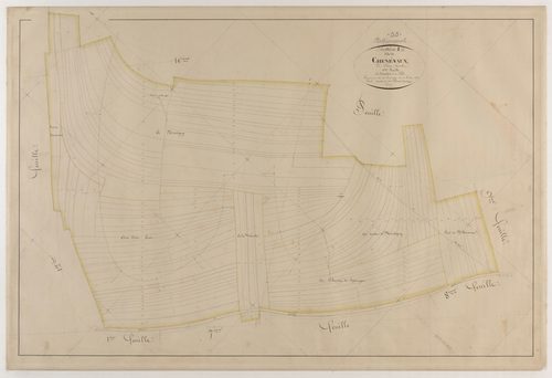 BETHINCOURT - Section A - de Chenévaux - feuille 11