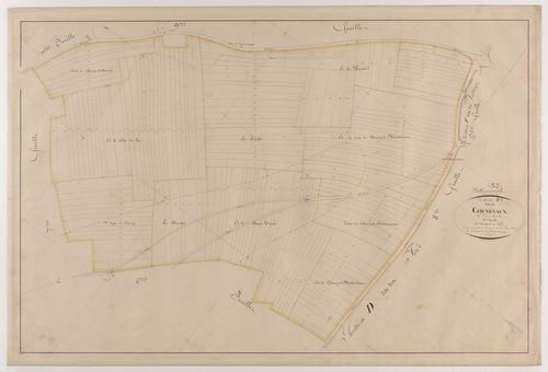 BETHINCOURT - Section A - de Chenévaux - feuille 08