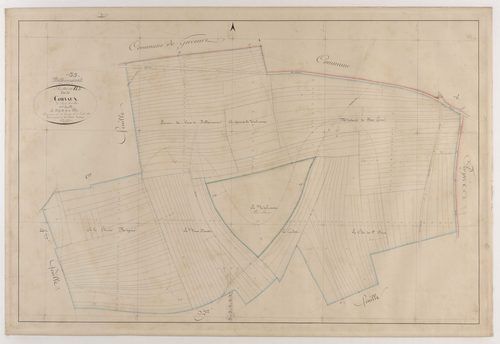 BETHINCOURT - Section B - de Corvaux - feuille 02
