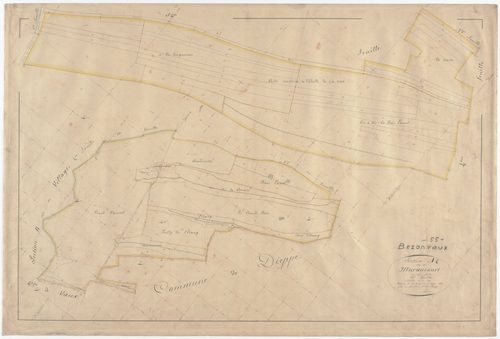 BEZONVAUX - Section A - de Muraucourt - feuille 06