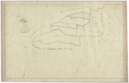 BLANZEE - Section A - du Village - feuille 01