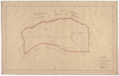 BOUREUILLES - Section D - la Côte de Vienne - feuille 05