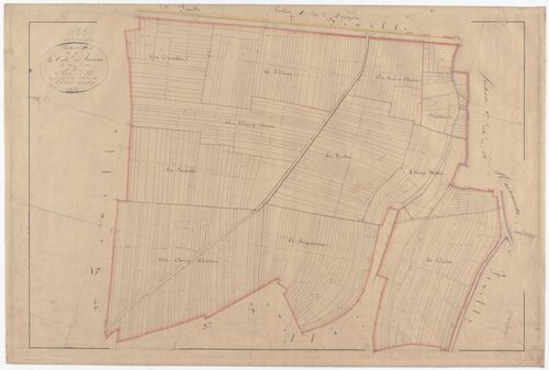 BOUREUILLES - Section D - la Côte de Vienne - feuille 01