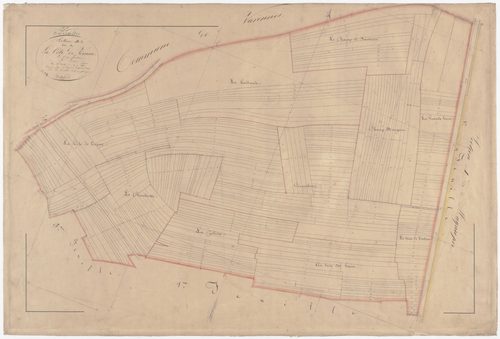 BOUREUILLES - Section D - la Côte de Vienne - feuille 02
