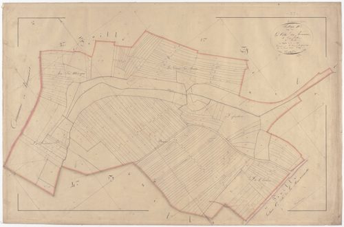 BOUREUILLES - Section D - la Côte de Vienne - feuille 03