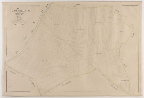 BRABANT-SUR-MEUSE - Section A - des Bois - feuille 06