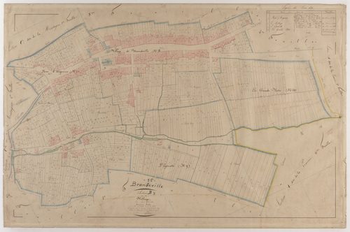 BRANDEVILLE - Section B - du Village - feuille 03