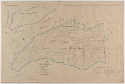 BRANDEVILLE - Section B - du Village - feuille 02
