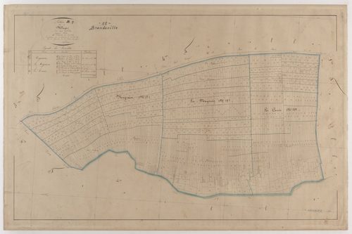 BRANDEVILLE - Section B - du Village - feuille 07