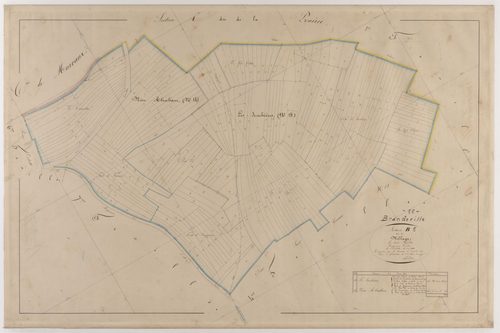 BRANDEVILLE - Section B - du Village - feuille 05