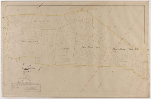 BRANDEVILLE - Section A - de la Prairie - feuille 03