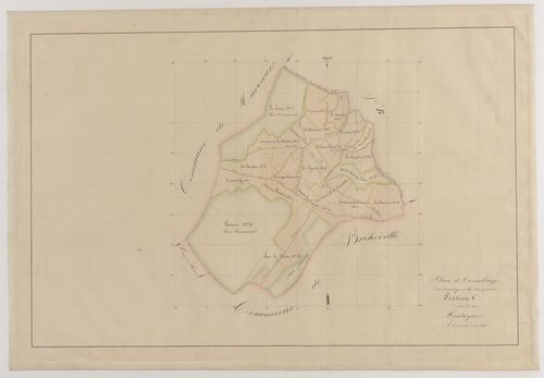 BRANDEVILLE - Section C - de la Montagne - Plan d'assemblage
