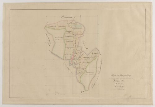 BRANDEVILLE - Section B - du Village - Plan d'assemblage