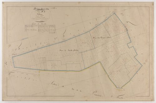BRANDEVILLE - Section B - du Village - feuille 04