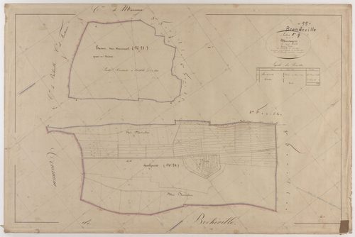 BRANDEVILLE - Section C - de la Montagne - feuille 09