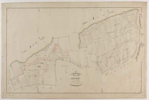 BRAQUIS - Section B - du Village - feuille 01