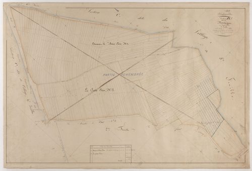 BREHEVILLE - Section D - de la Montagne - feuille 01