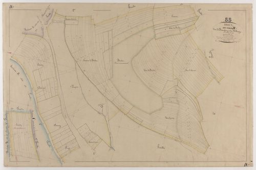 BREUX - Section D - Beaufroy et du Village - feuille 01
