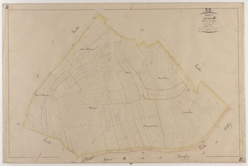 BREUX - Section B - de Landin - feuille 06
