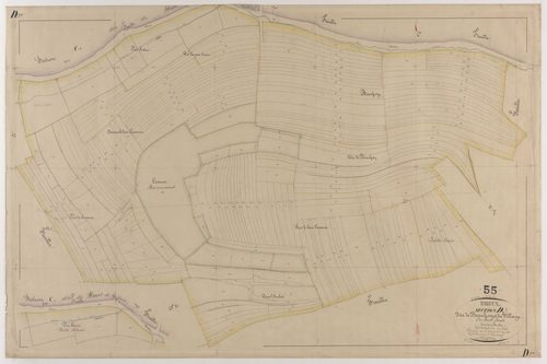 BREUX - Section D - Beaufroy et du Village - feuille 02