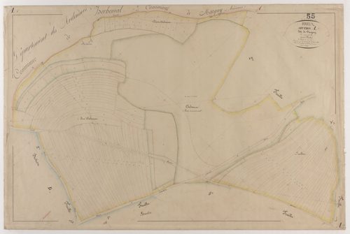 BREUX - Section A - de Fagny - feuille 01