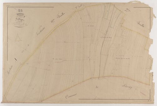 BROUENNES - Section D - du Village - feuille 01