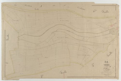 BROUENNES - Section D - du Village - feuille 02