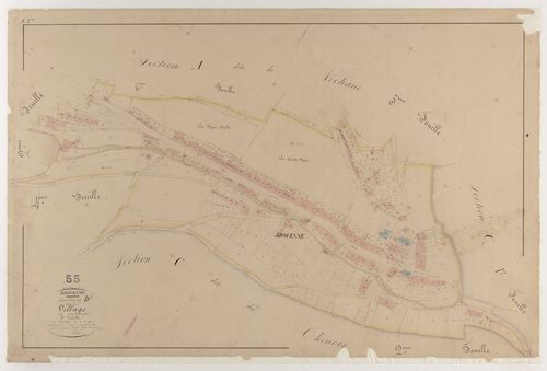 BROUENNES - Section D - du Village - feuille 03