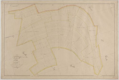 BROUSSEY-EN-BLOIS - Section D de la Côte feuille 06