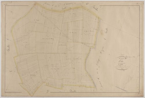 BROUSSEY-EN-BLOIS - Section D de la Côte feuille 02